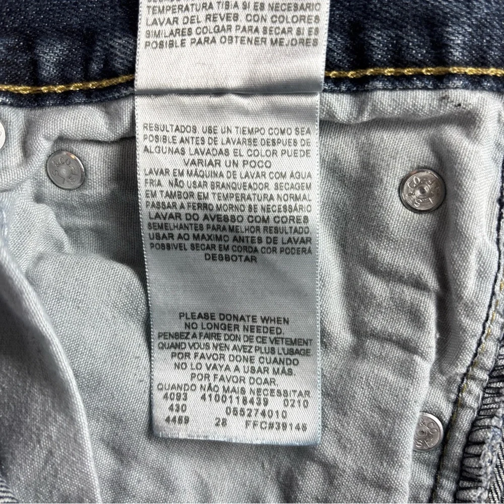 Levi Strauss & Co 527 Men’s Boot Cut W 36 L 30 Dark Wash Red Tab Blue Jeans